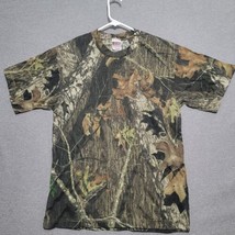 Mossy Oak Men&#39;s Camo T Shirt Size L Large Short Sleeve Camouflage Casual Sportex - £13.97 GBP