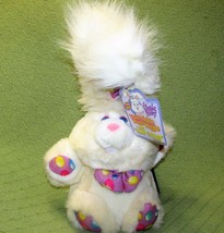 1993 GIGGLE BUNNY 14&quot; PLUSH WITH HANG TAG WORKING CONDITION VIBRATES CHE... - $35.10