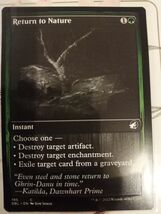 Return To Nature Magic The Gathering DOUBLE FEATURE Innistrad 195 MTG VE... - $8.53