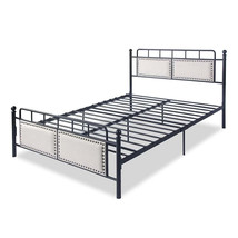 54&quot; Modern Full Size Platform Bed with Frame, Black, 12inch - £237.63 GBP