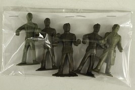 Vintage MPC 2-5/8&quot; Plastic US Military Toy 5PC WWII ARMY MEN Figures 15 24 21 - £9.72 GBP