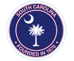 South Carolina May 23 Circle Bumper Stickers Made in USA 2.5&quot; 12 Pack - $24.00