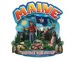 Maine the Pine Tree State Artwood Montage Fridge Magnet - $7.99