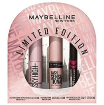 Maybelline Holiday Limited Edition Eye Makeup Gift Set Sky High Mascara ... - $9.49