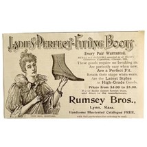 Rumsey Bros Ladies Boots 1894 Advertisement Victorian Footwear 4 ADBN1yy - £11.74 GBP