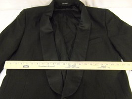 Mens Vito Rufolo Black 46 One Button Classic Dress Tuxedo Tux Sport Coat - £30.71 GBP