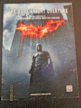 CHRISTOPHER NOLAN:DIR: ( THE DARK KNIGHT OVERTURE) RARE BATMAN SHEET MUSIC - €106,17 EUR