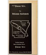 1981 Jimmy Lile Knife Maker Advertisement Arkansas Knifesmith Vintage F15Y - $363.77 MXN