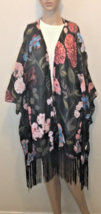 Mudd Women’s Floral Kimono OSFM - $18.79