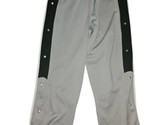 Nike Air Jordan Snap Breakaway Athletic Basketball Pants Gray &amp; Black Sz... - £29.89 GBP