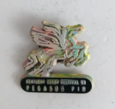 Vintage &#39;99 Kentucky Derby Festival Pegasus Pin Colorful Lapel Hat Pin - £6.48 GBP