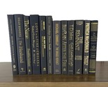 Lot Of 12 Black with Gold Lettering Modern Hardcover books Staging or De... - $39.59