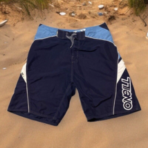 O&#39;Neill Board Shorts Mens 36 Blue Light Blue Tropical Draw String Leg Sp... - £11.69 GBP