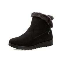 YAERNI  Women Ankle Boots New Fashion Waterproof Wee Platform Winter Warm Snow B - £29.17 GBP