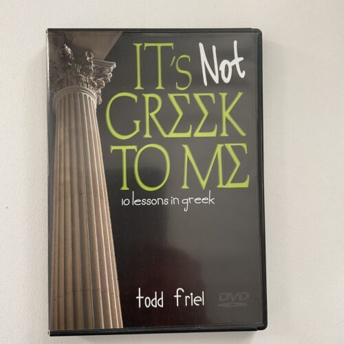 It&#39;s Not Greek to Me: Learn Enough Biblical Greek to - DVD by Friel Todd... - $17.39