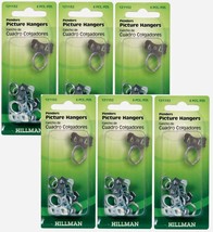 6Pk Anchorwire Pender Steel Plate Wall Picture Mirror Hanger 36Pc 121132 - £37.56 GBP