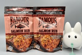 Famous British Columbia Salmon Rub Seasoning Blend Lot Of 2 made in Canada - $29.69