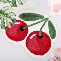 Cherry Cute Bath Mat for Bathroom, Luxury Funky Bathroom Mats Non Slip - $50.48
