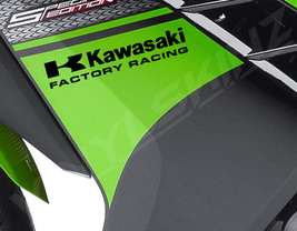 Kawasaki Factory Racing Fairing Decals Stickers Premium Quality 5 Colors... - $12.00