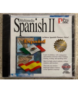 Multimedia Spanish II Achieve Spanish Fluency Now! Pro One PC CD Rom New... - $685.23 MXN