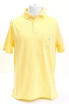 Polo Ralph Lauren Yellow Classic Fit Short Sleeve Pocket Polo Shirt Men&#39;s NEW - £55.94 GBP