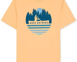 Bass Outdoor Men&#39;s Men&#39;s Logo Graphic UPF 50 Tech T-Shirt in Buff Orange... - $18.97
