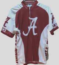 Alabama Crimson Tide Football NCAA Adrenaline Cycling SEC Red Men&#39;s Jersey L - £10.07 GBP