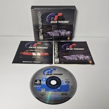 Gran Turismo Sony PlayStation 1 PS1 Complete w/ Manuals &amp; Insert CIB Black Label - £13.68 GBP