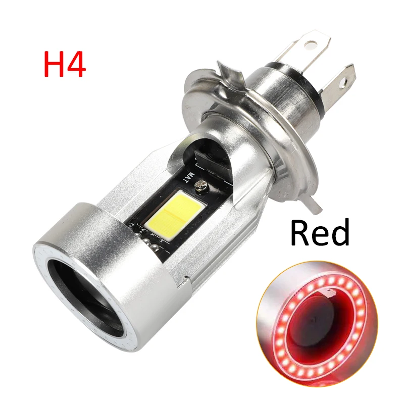 H4 Led Headlight Headlamp High Low Beam Motos P43T Hs1 Motorcycle Fog Lights  Ey - £141.49 GBP