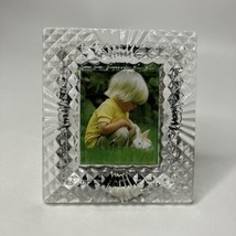 Vtg Shannon Crystal Godinger Mayfair 2 x 3 Lead Crystal Photo Frame Unused - £11.60 GBP