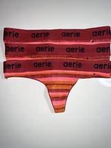 Lot Of 3 New American Eagle Aerie Thong Panties Size Medium - £10.21 GBP