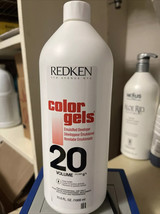 Redken Color Gels 6% / 20 Volume Emulsifield Developer ~ 33.8 Fl. Oz. - £32.79 GBP