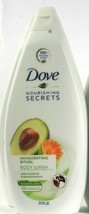 1 Bottle Dove 25.3 Oz Nourishing Secret Invigorating Ritual Avocado Body Wash 