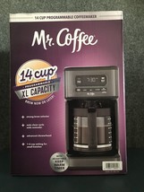 Mr. Coffee 14 Cup Programmable Coffee Maker XL Capacity Brew Now/Later/Warm NIB - £35.98 GBP