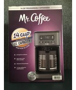 Mr. Coffee 14 Cup Programmable Coffee Maker XL Capacity Brew Now/Later/Warm NIB - $46.02