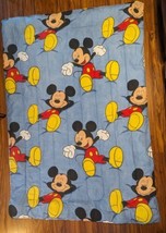 Vintage 90s Disney Mickey Mouse Reversible Twin Comforter Rare HTF Zzzz ... - £98.69 GBP