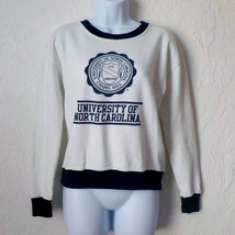 League Collegiate Outfitters Sz Small White Sweatshirt University North Carolina - £12.40 GBP