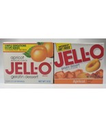 Vintage Jell-O Apricot Gelatin Mix 2 boxes - £14.01 GBP