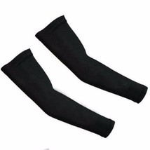 Unisex UV Protection Arm Cooling Sleeve for Outdoor Sports-One Pair-Black - £7.75 GBP