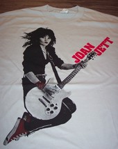 Joan Jett With Guitar T-shirt Adult Xl New Gray - £19.83 GBP
