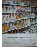 Mobil The Detergent Oil Grocery Shelf Print Magazine Advertisement 1967 - $8.21 CAD