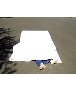 Vinyl Tarp, White, 5&#39; X 9&#39; Heavy Duty, Durable, Waterproof - $2,447.60 MXN