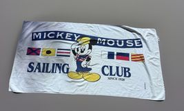 Vintage Disney's Mickey Mouse Sailing Club Collectible Beach Towel by Fr... - $9.49