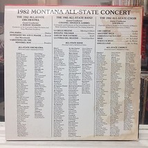 [Jazz}~Nm 2 Double Lp~The Montana ALL-STATE ORCHESTRA/BAND/CHOIR~[1982 Concert] - £11.86 GBP