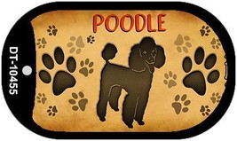 Poodle Novelty Metal Dog Tag Necklace DT-10455 - £12.74 GBP