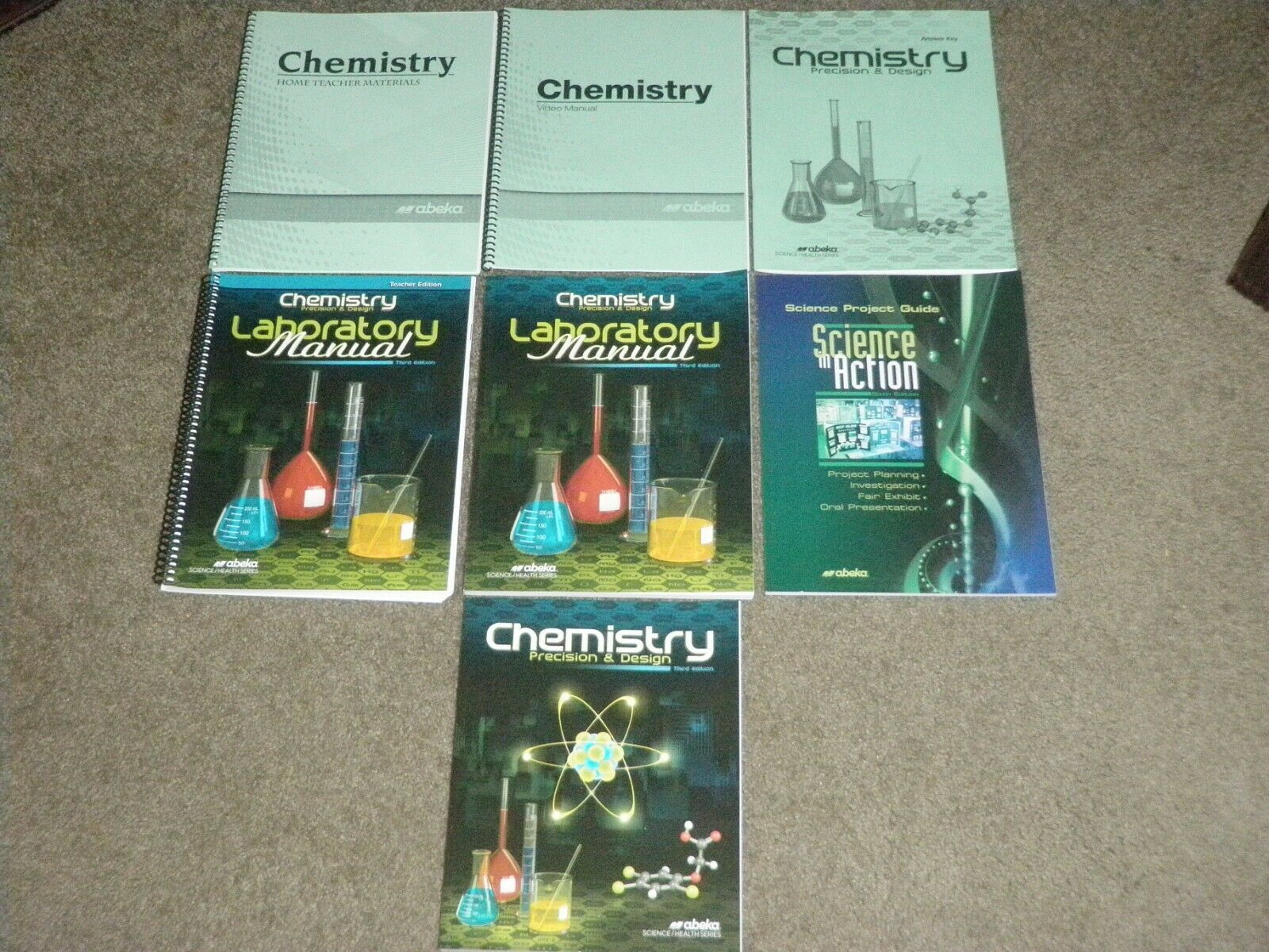 Abeka Science Chemistry 11 Student Textbook Teacher Key Manual Materials... - $93.09