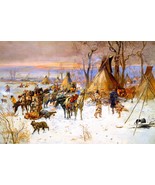 Indian Hunters&#39; Return by Charles Marion Russell Giclee Art Print + Ship... - £31.07 GBP+