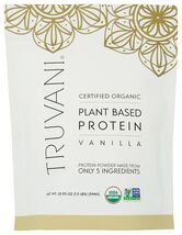 12/26 Truvani Plant Based Protein Powder, Vanilla, 20 Servings - $29.65