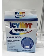 Icy Hot Original Medicated Pain Relief Patch Large resealable pouch 5 Pk... - £3.93 GBP