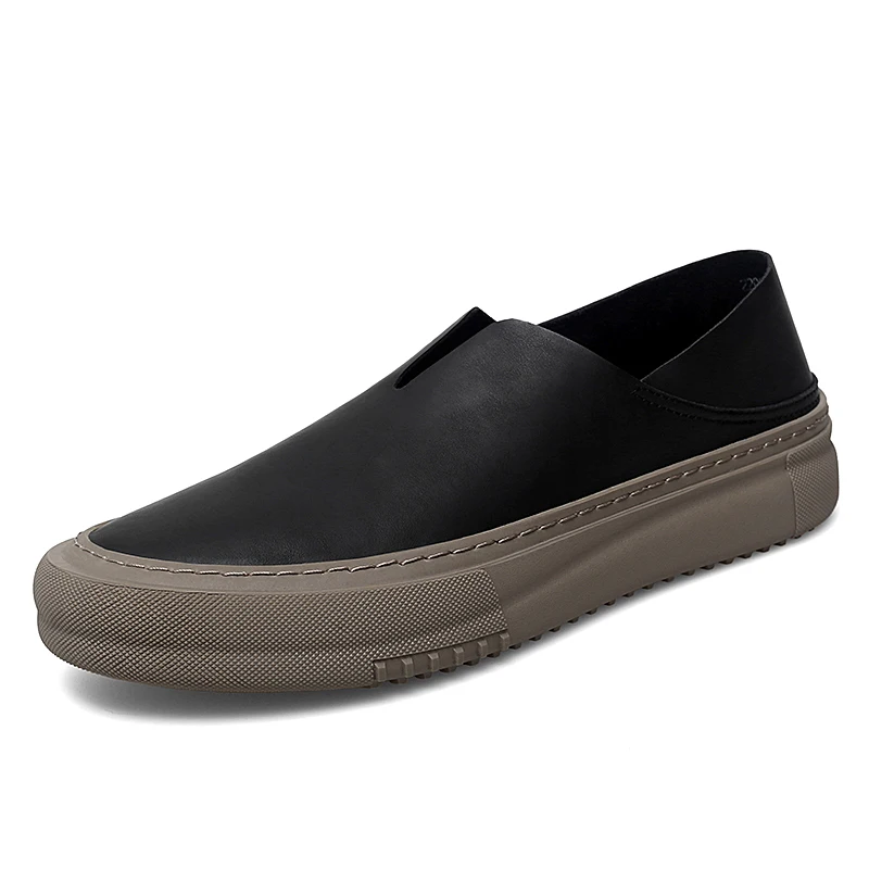 Men&#39;s genuine Leather Shoess Comfortable Men Shoes outdoor British Fashi... - $90.47